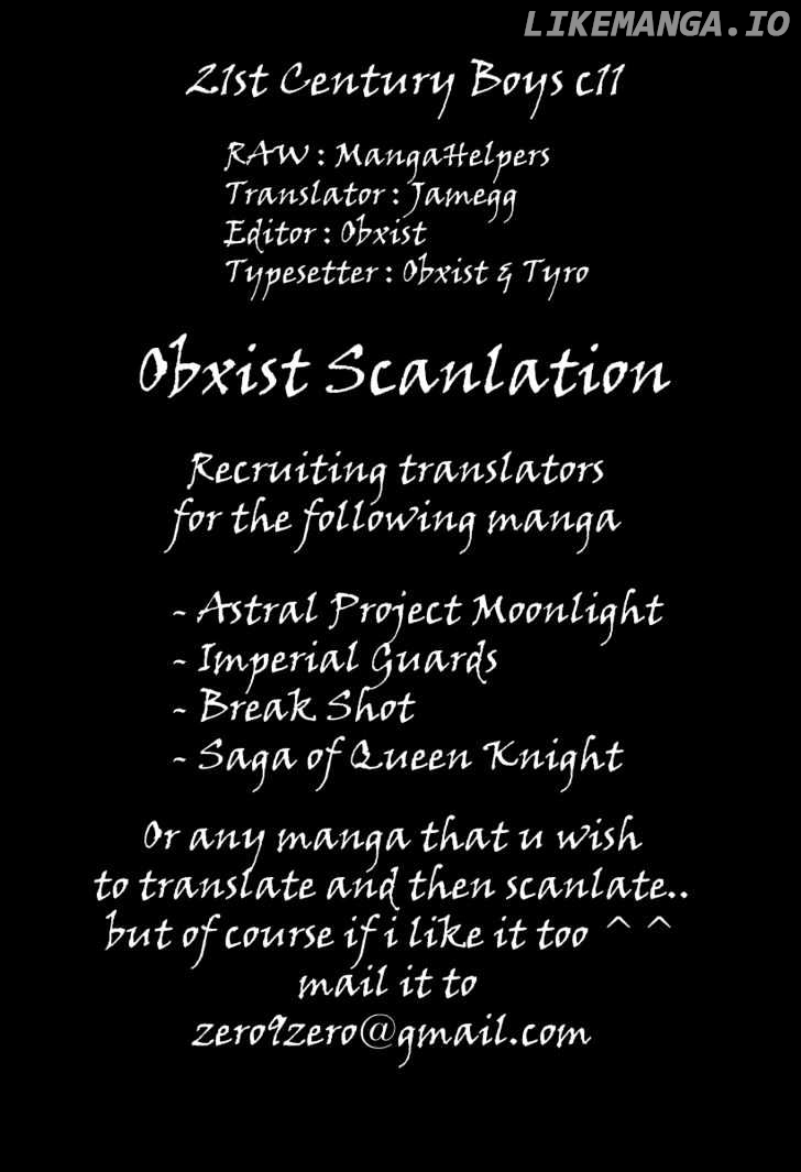 Read 21st Century Boys ENGLISH Manga Online