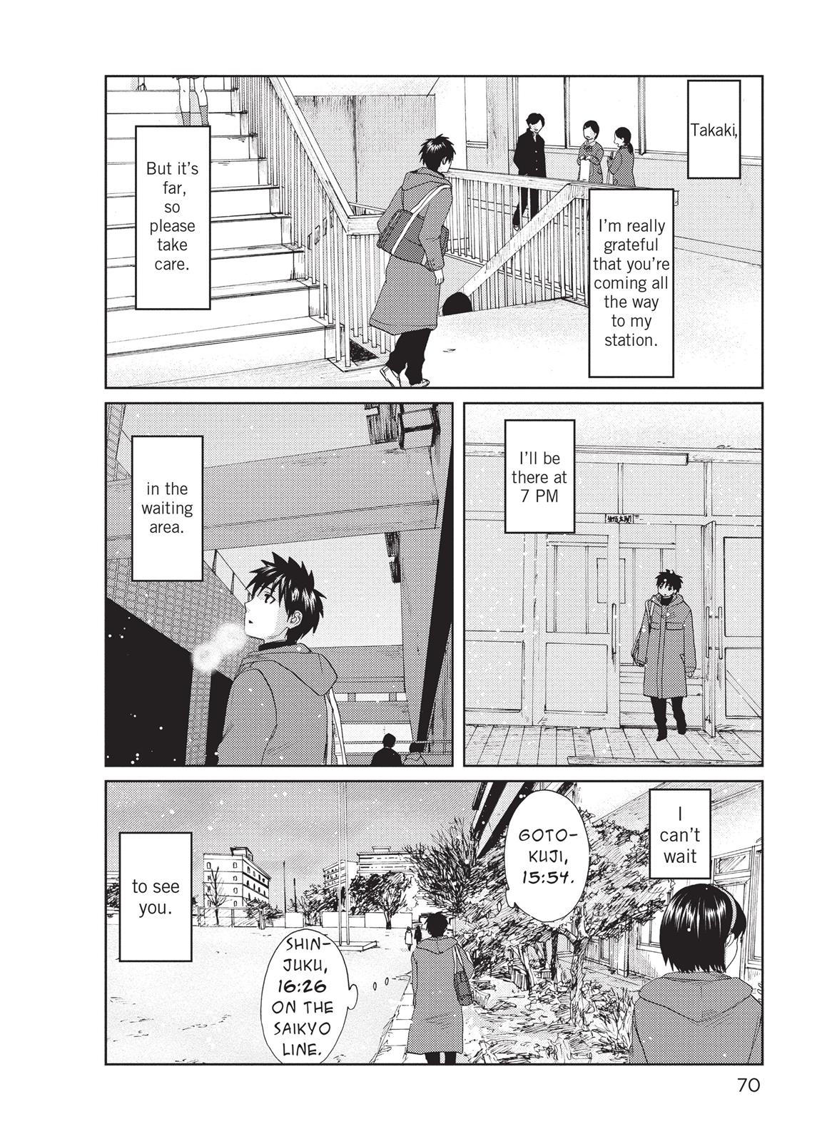 Read 5 Centimeters per Second ENGLISH Manga Online