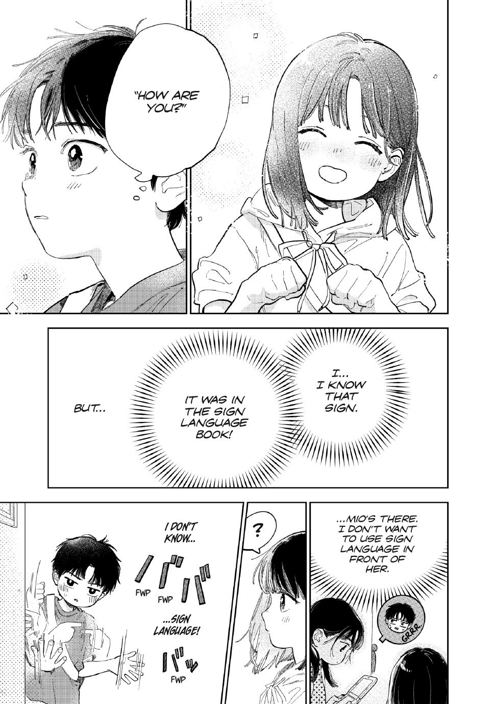 Read A Sign of Affection ENGLISH Manga Online