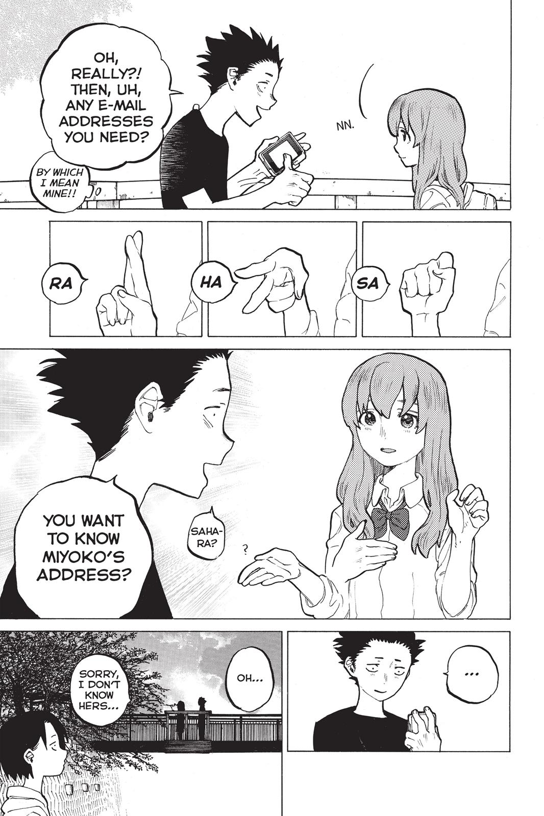 Read A Silent Voice ENGLISH Manga Online