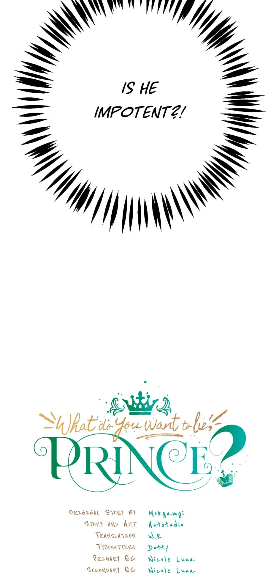 Read As You Wish, Prince ENGLISH Manga Online