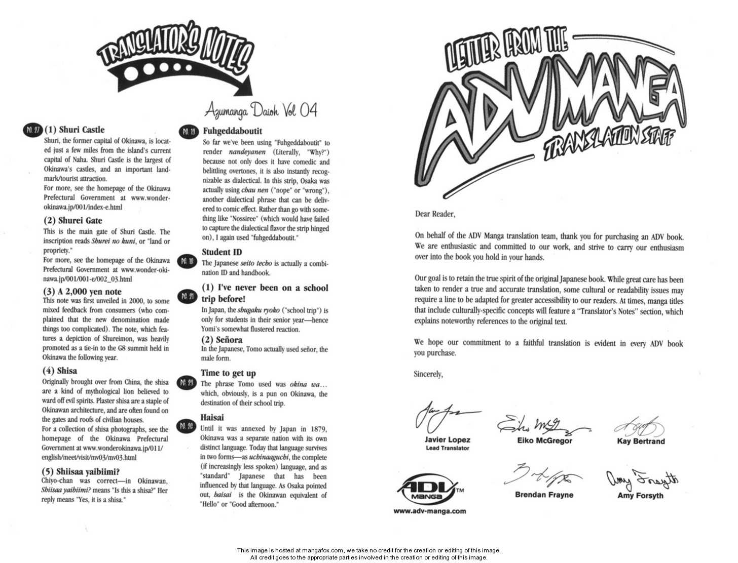 Read Azumanga Daioh ENGLISH Manga Online