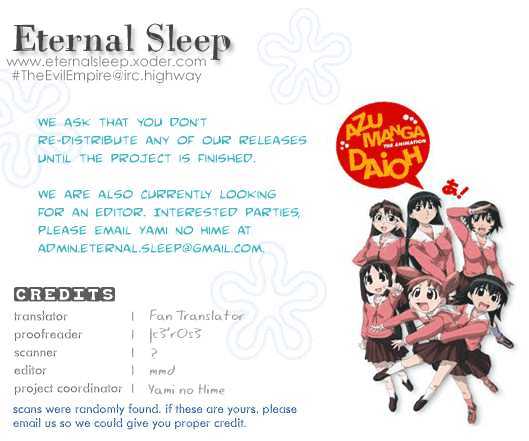 Read Azumanga Daioh ENGLISH Manga Online