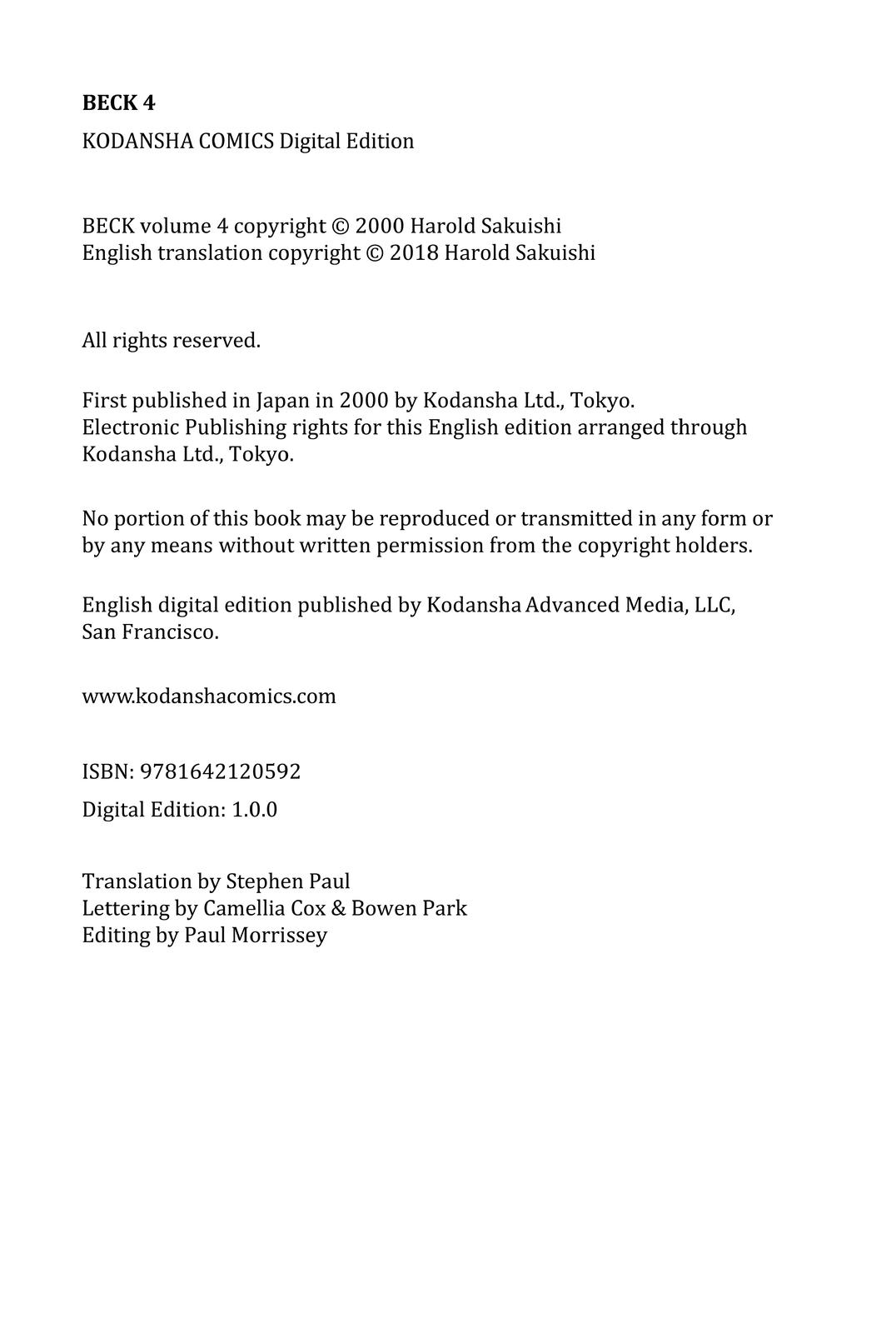 Read BECK_ Mongolian Chop Squad ENGLISH Manga Online