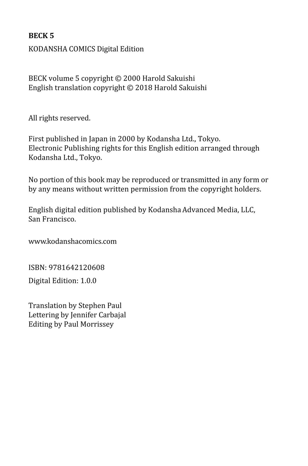 Read BECK_ Mongolian Chop Squad ENGLISH Manga Online