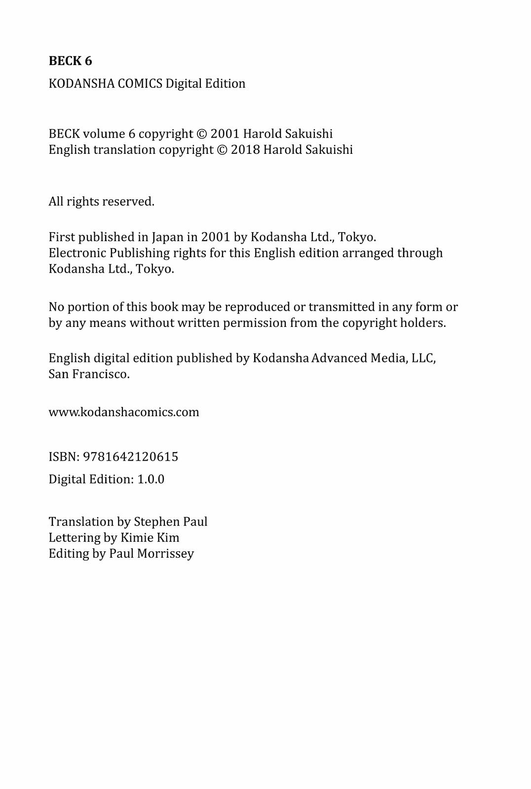 Read BECK_ Mongolian Chop Squad ENGLISH Manga Online