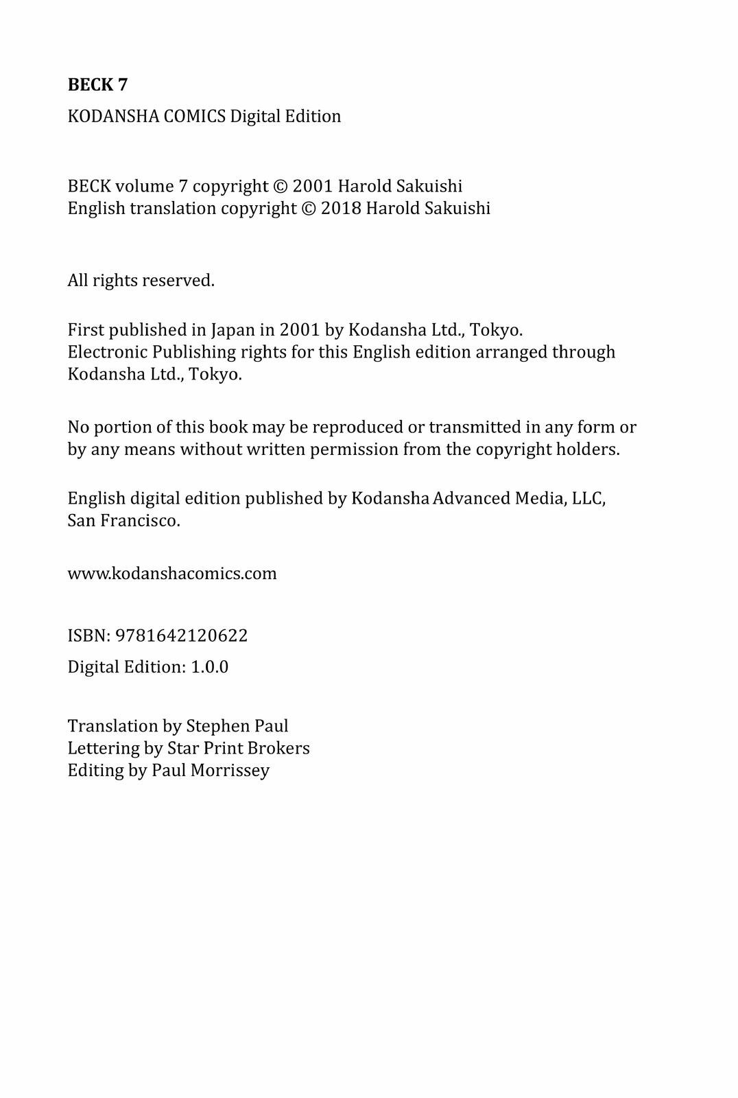 Read BECK_ Mongolian Chop Squad ENGLISH Manga Online