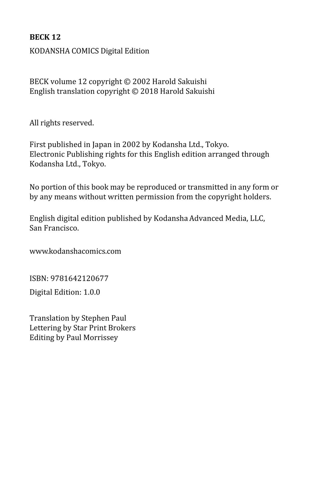 Read BECK_ Mongolian Chop Squad ENGLISH Manga Online