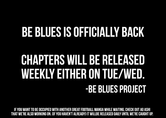 Read Be Blues! Ao ni Nare ENGLISH Manga Online