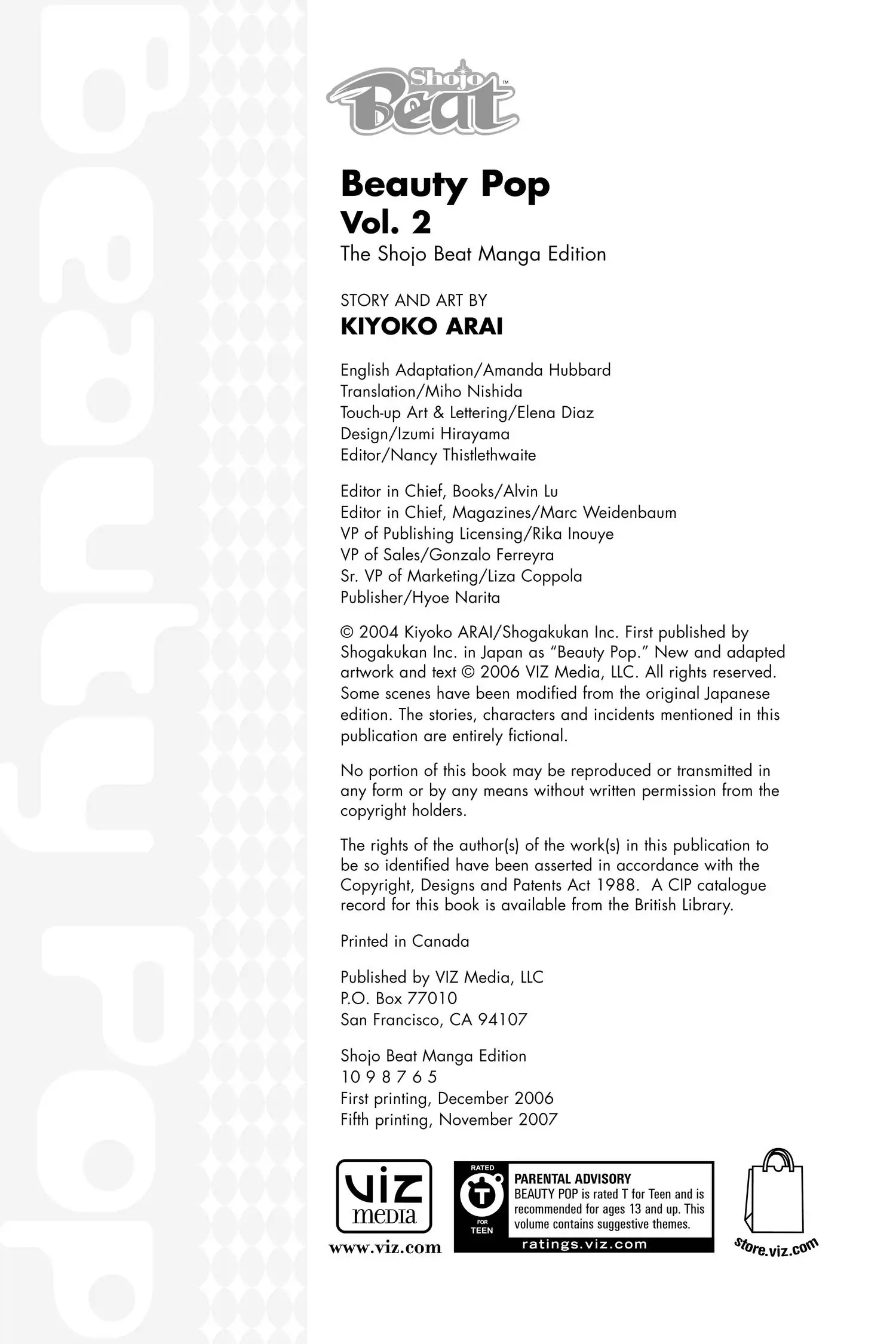 Read Beauty Pop ENGLISH Manga Online