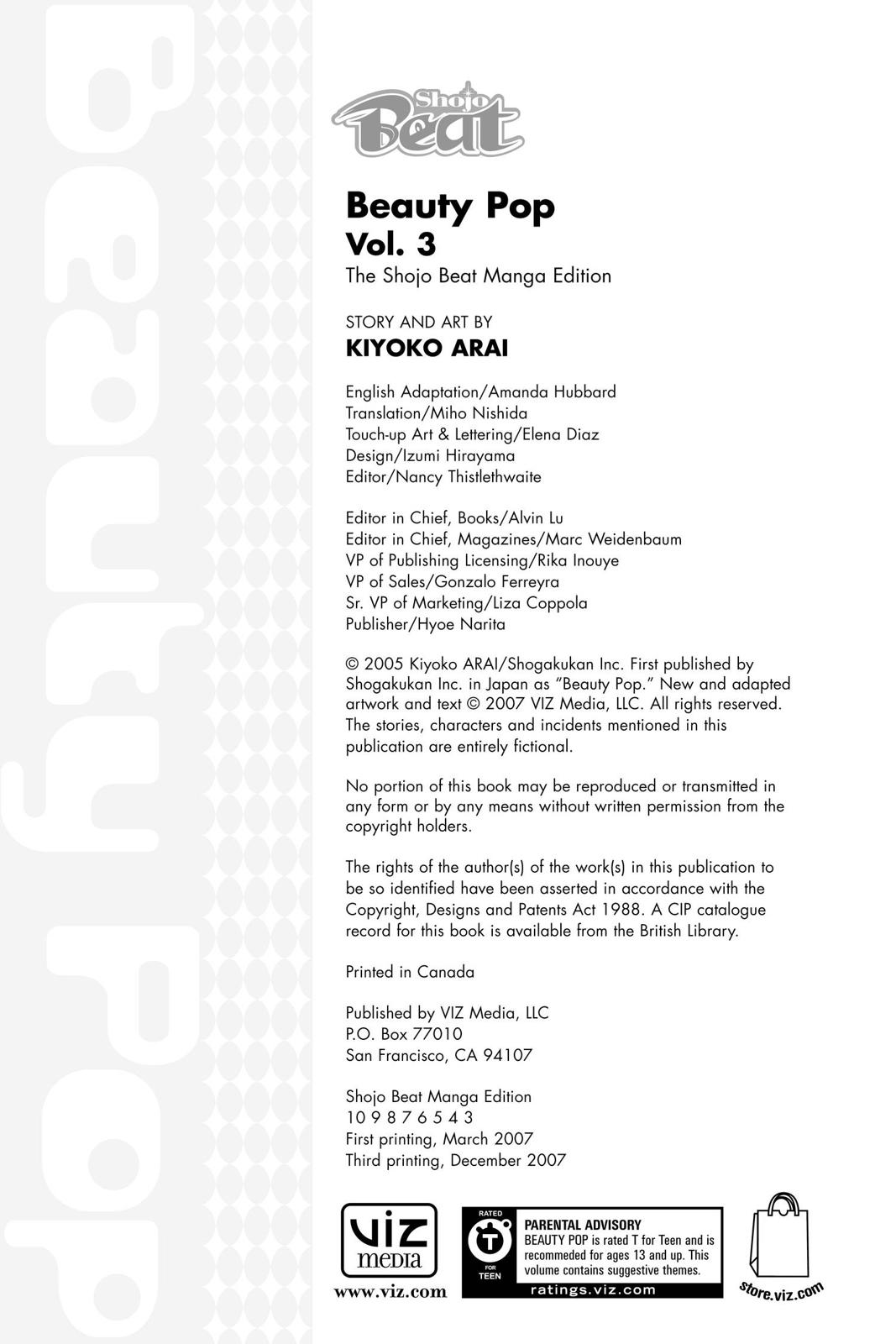 Read Beauty Pop ENGLISH Manga Online