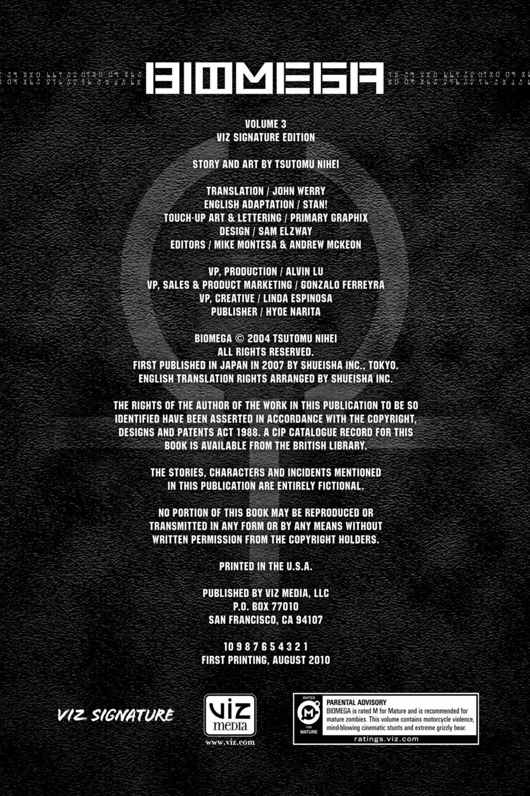 Read Biomega ENGLISH Manga Online