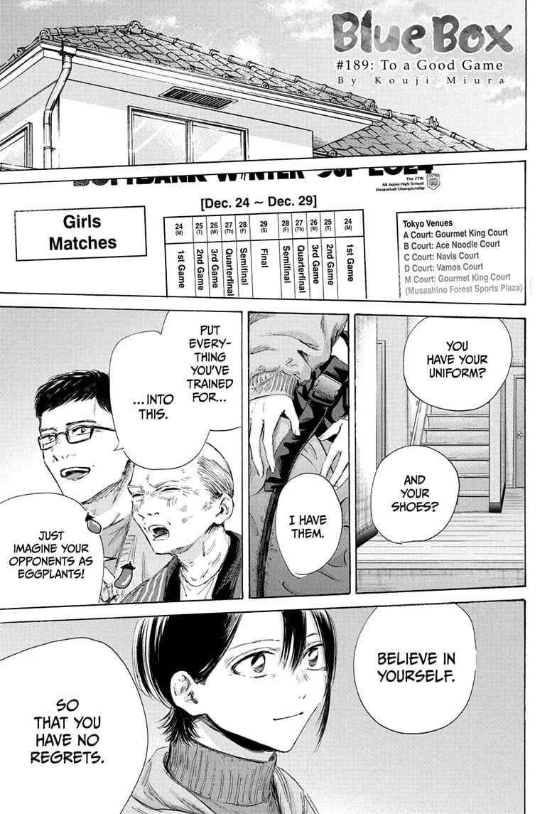 Read Blue Box ENGLISH Manga Online