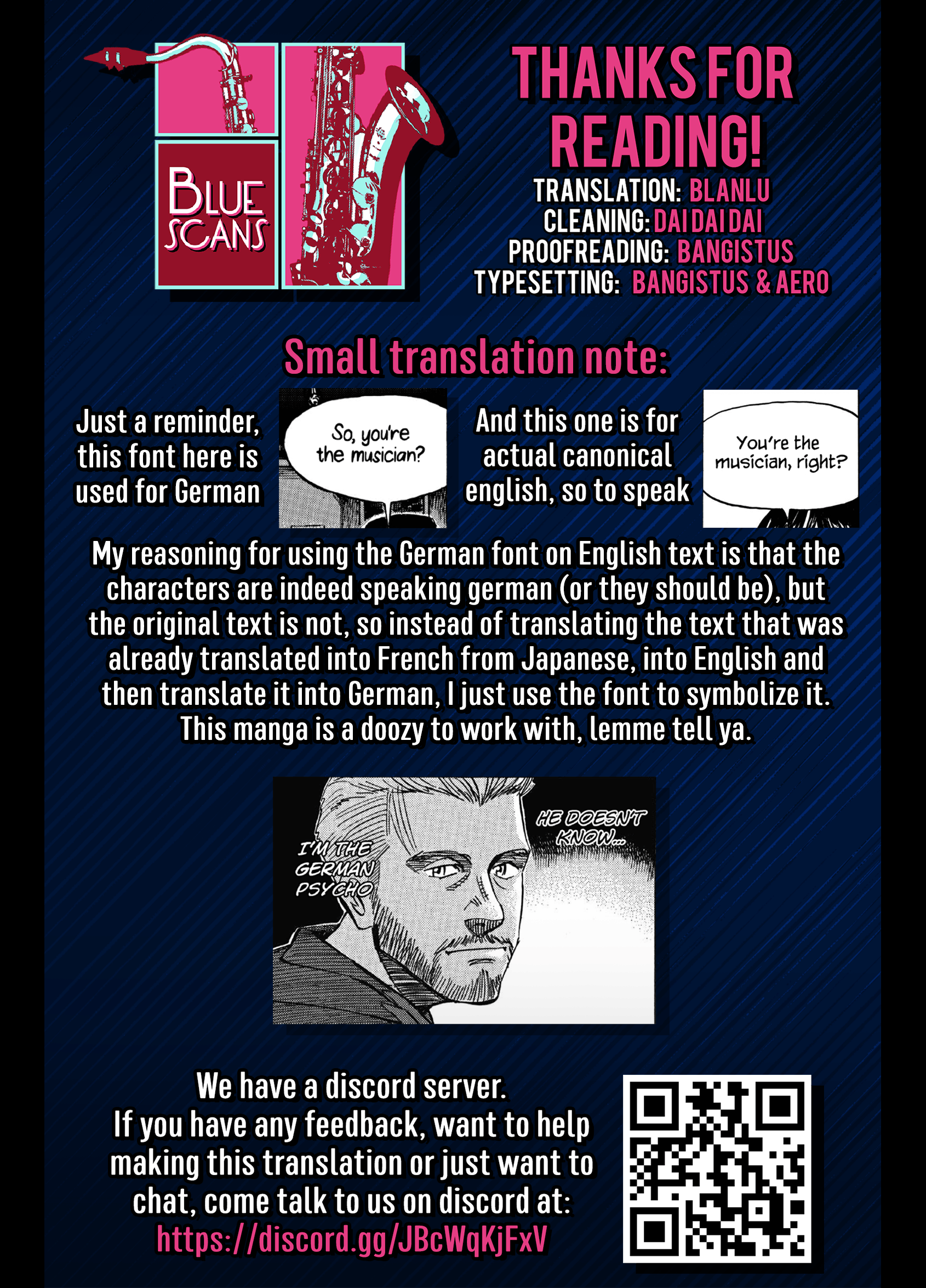 Read Blue Giant Supreme ENGLISH Manga Online