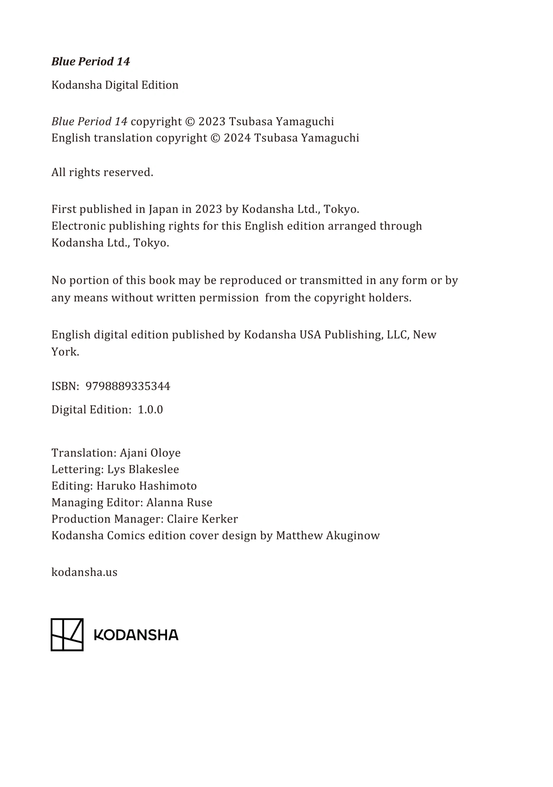 Read Blue Period ENGLISH Manga Online