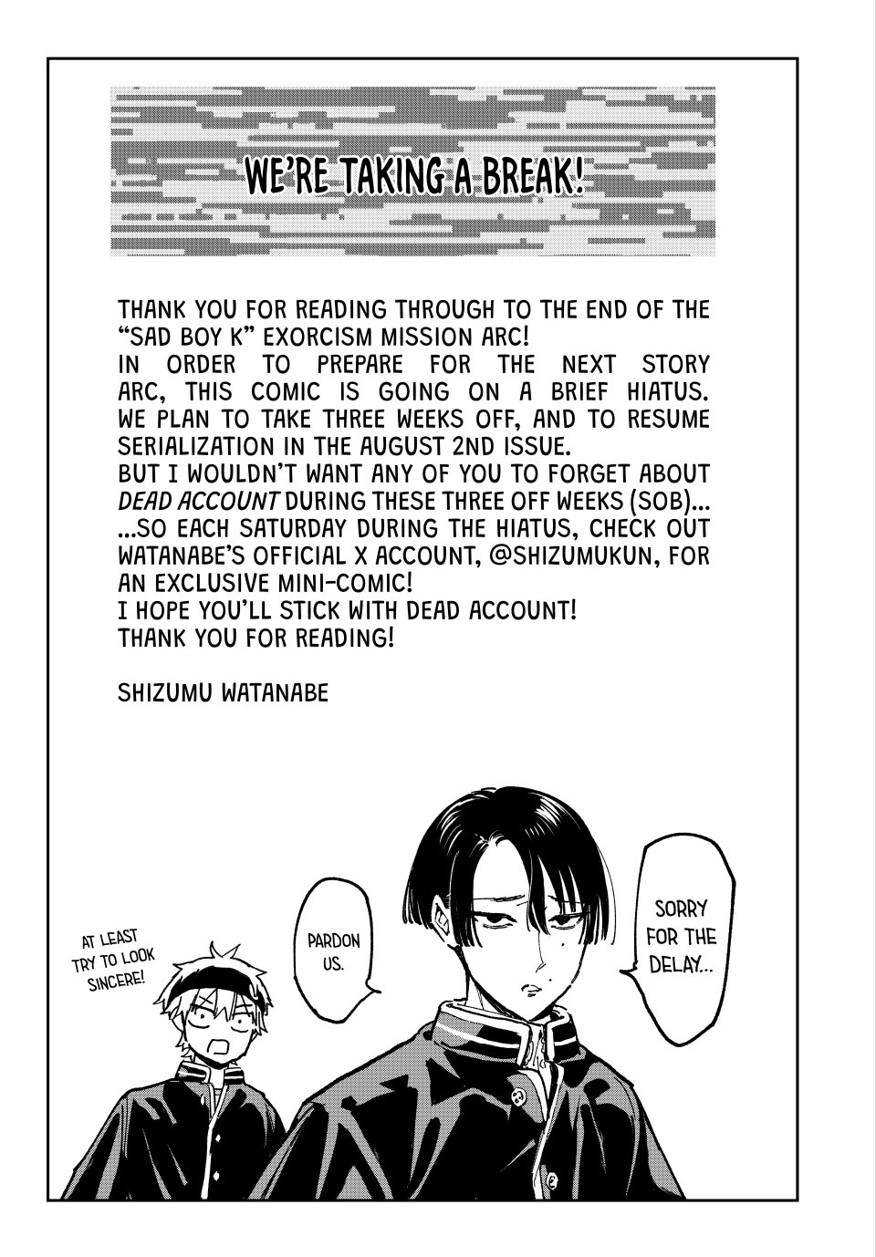 Read Dead Account ENGLISH Manga Online
