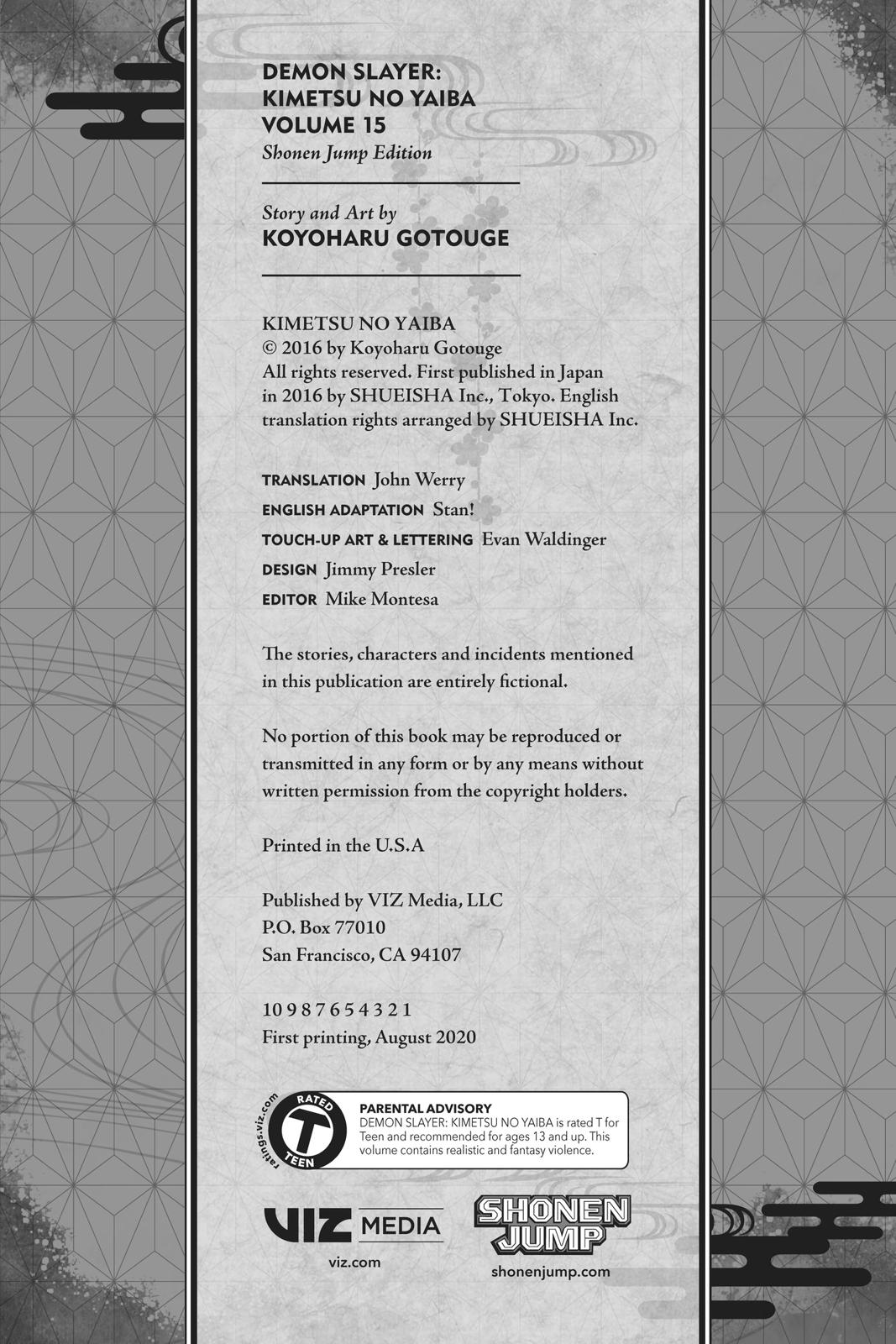 Read Demon Slayer Kimetsu no Yaiba ENGLISH Manga Online