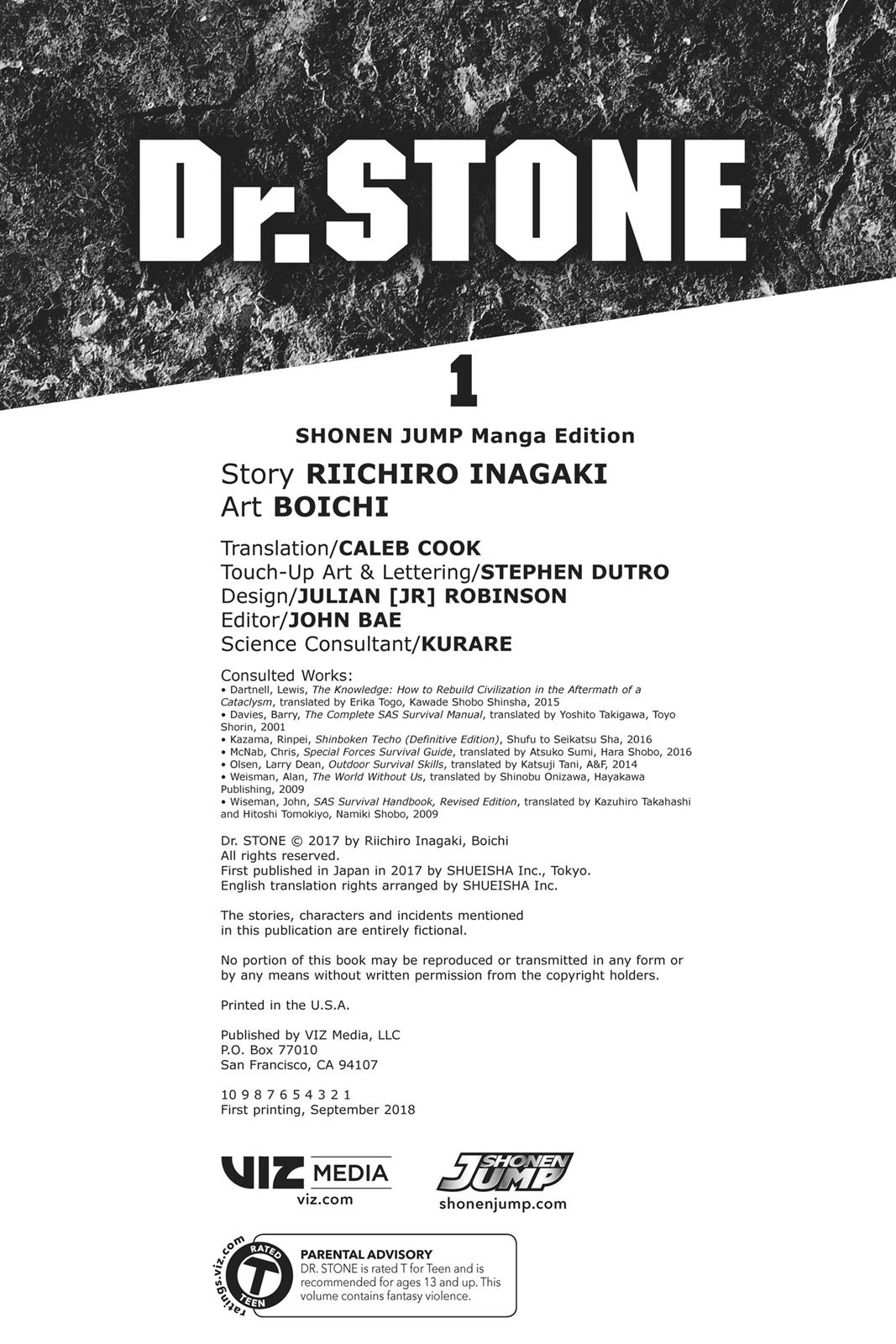 Read Dr. STONE ENGLISH Manga Online