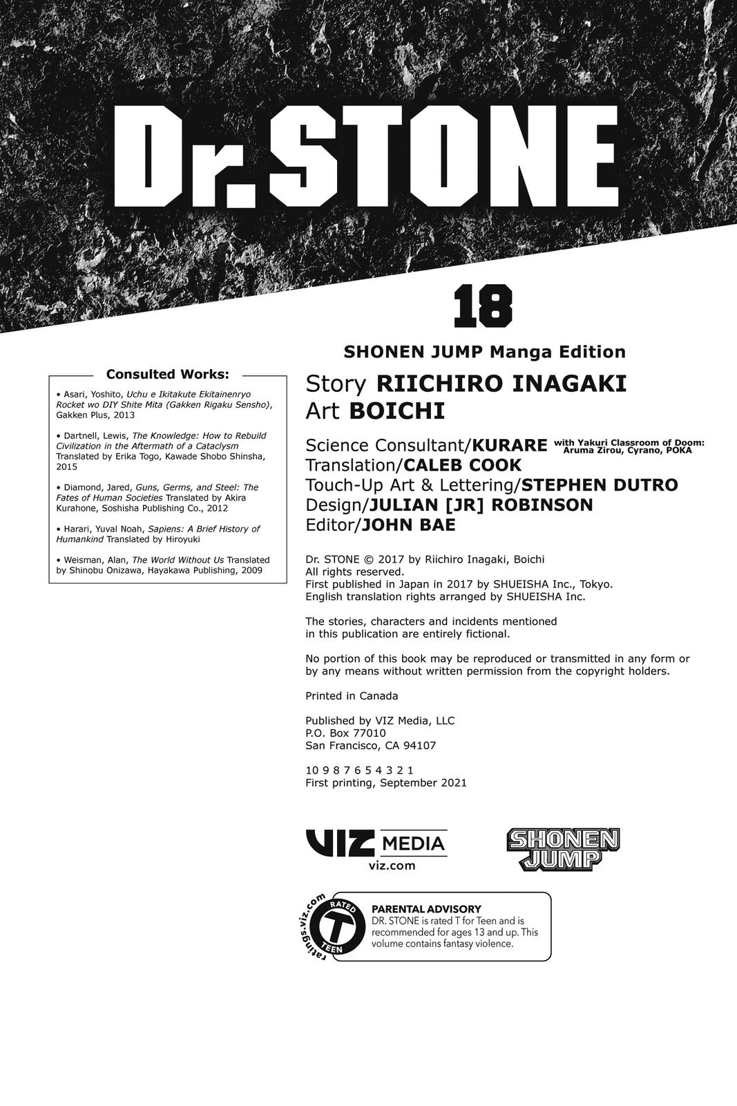 Read Dr. STONE ENGLISH Manga Online