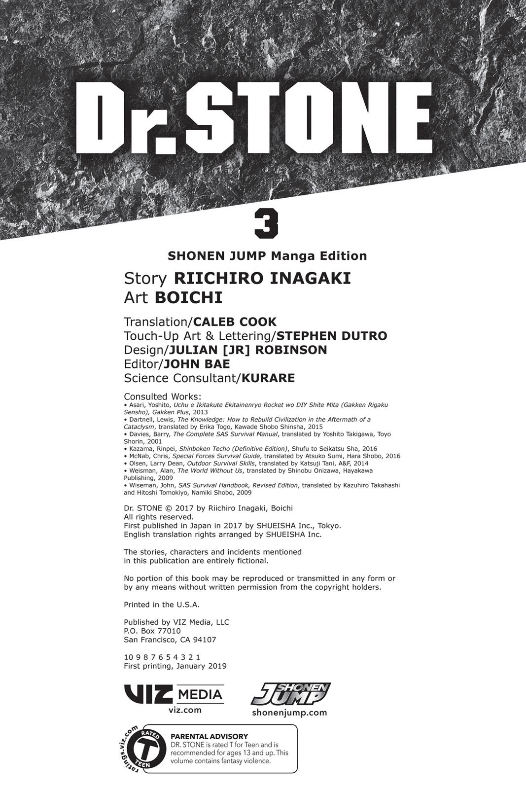 Read Dr. STONE ENGLISH Manga Online