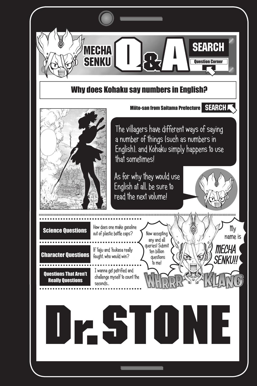 Read Dr. STONE ENGLISH Manga Online