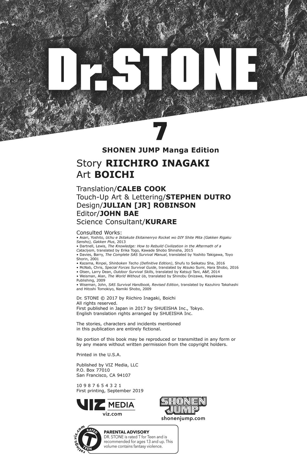 Read Dr. STONE ENGLISH Manga Online