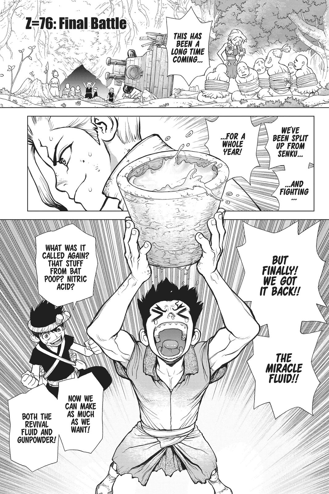Read Dr. STONE ENGLISH Manga Online