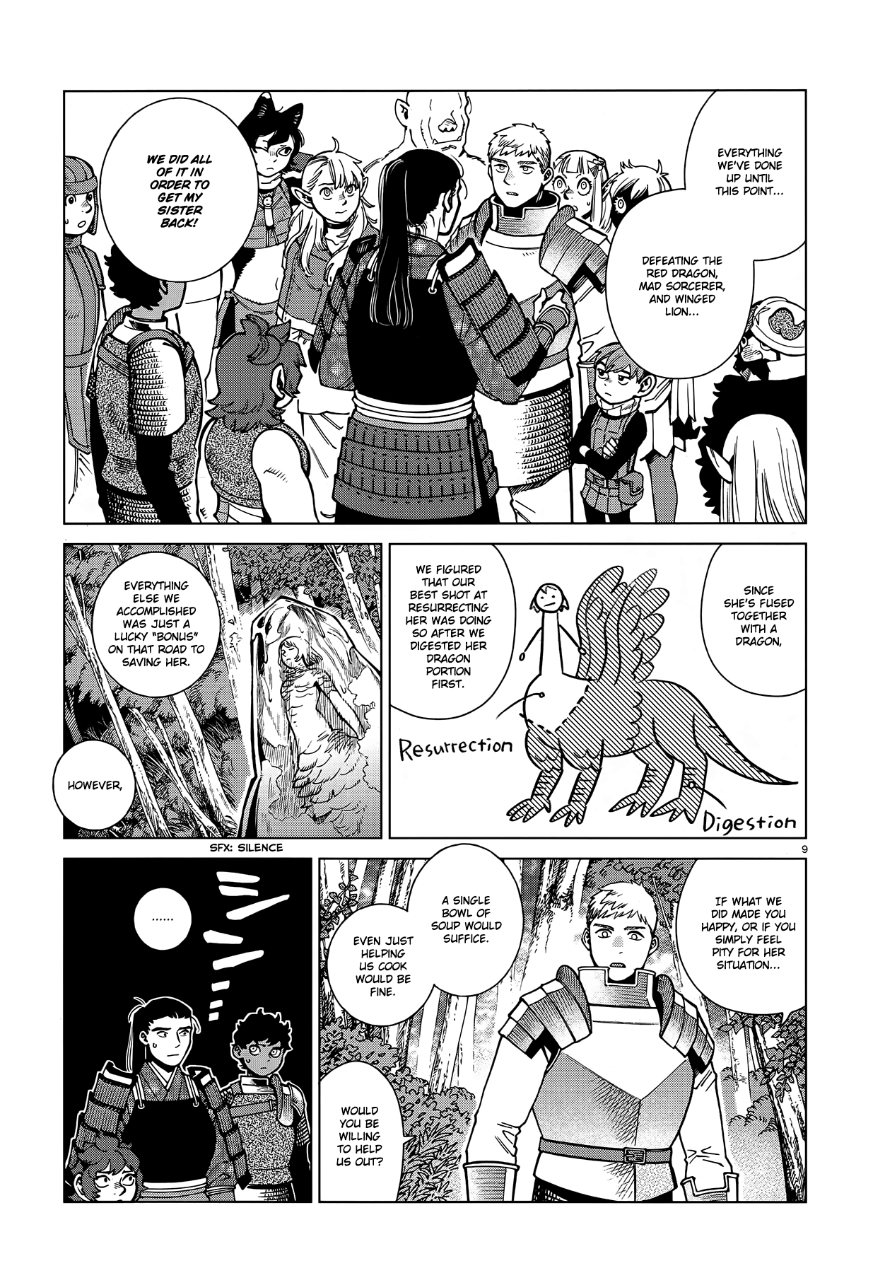 Read Dungeon Meshi ENGLISH Manga Online