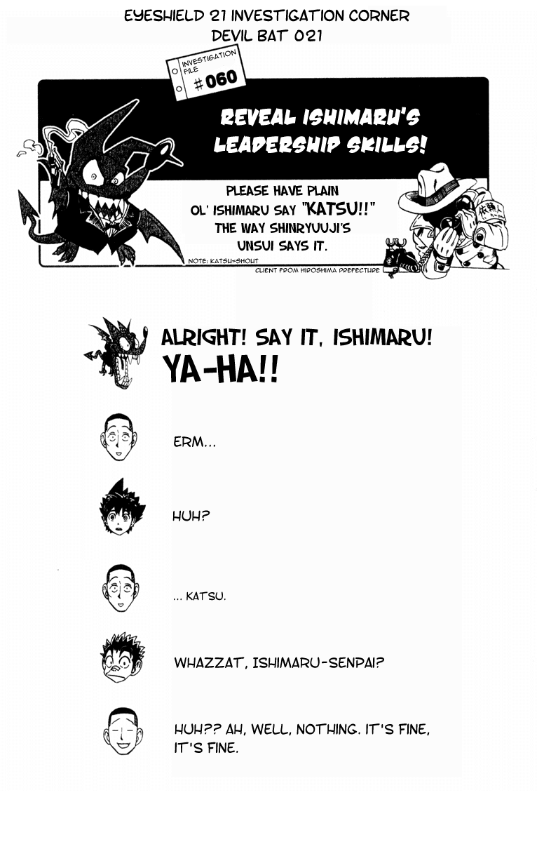 Read Eyeshield 21 ENGLISH Manga Online