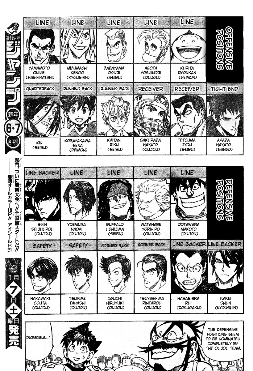 Read Eyeshield 21 ENGLISH Manga Online