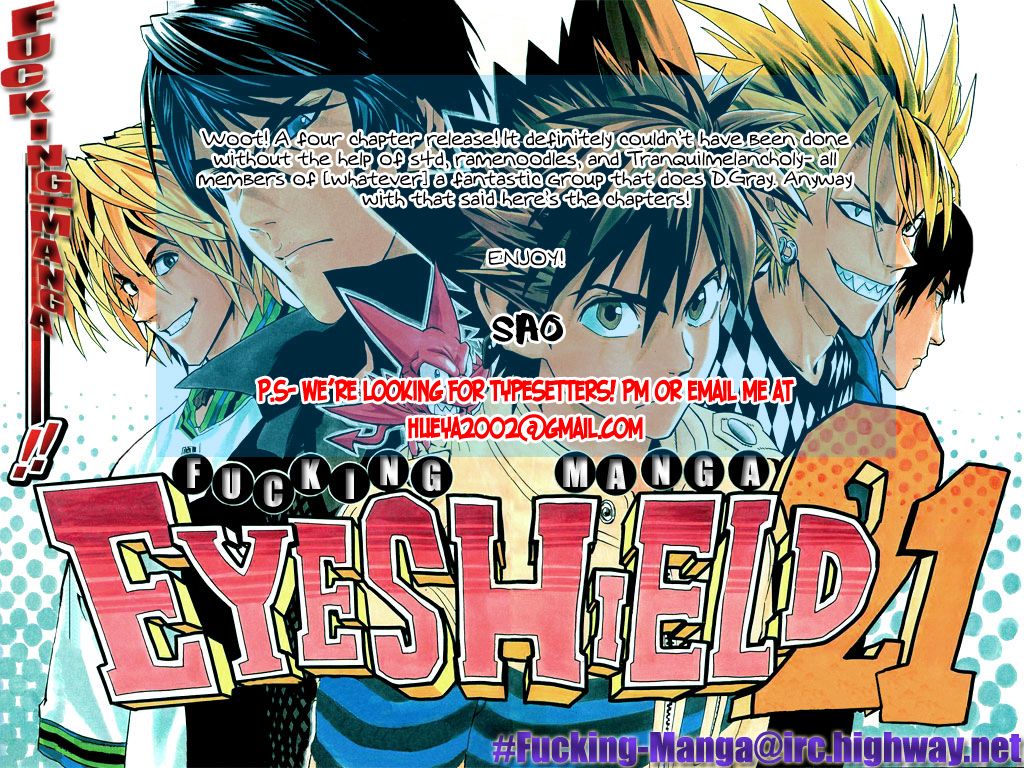 Read Eyeshield 21 ENGLISH Manga Online