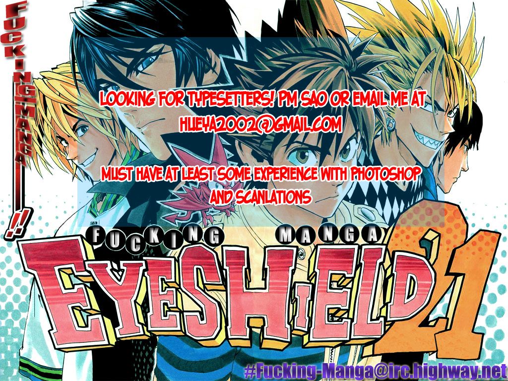 Read Eyeshield 21 ENGLISH Manga Online