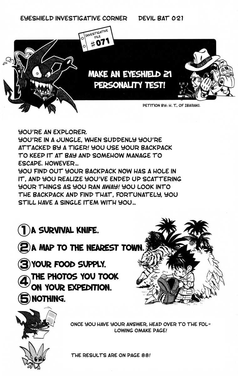 Read Eyeshield 21 ENGLISH Manga Online