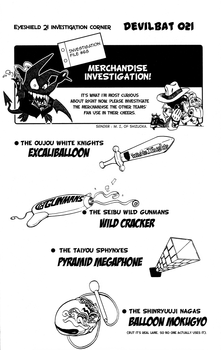 Read Eyeshield 21 ENGLISH Manga Online