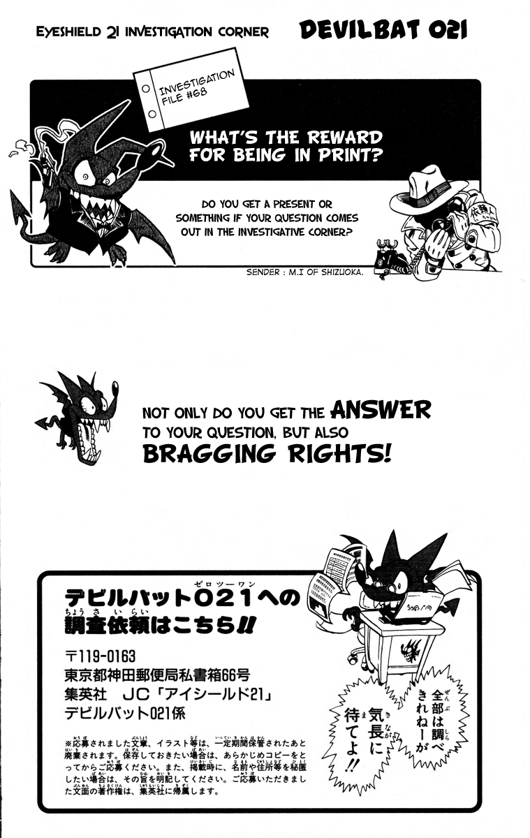 Read Eyeshield 21 ENGLISH Manga Online