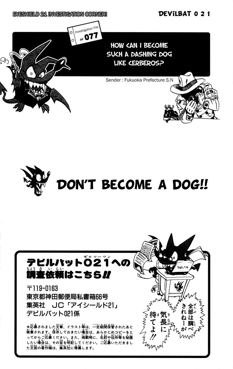 Read Eyeshield 21 ENGLISH Manga Online