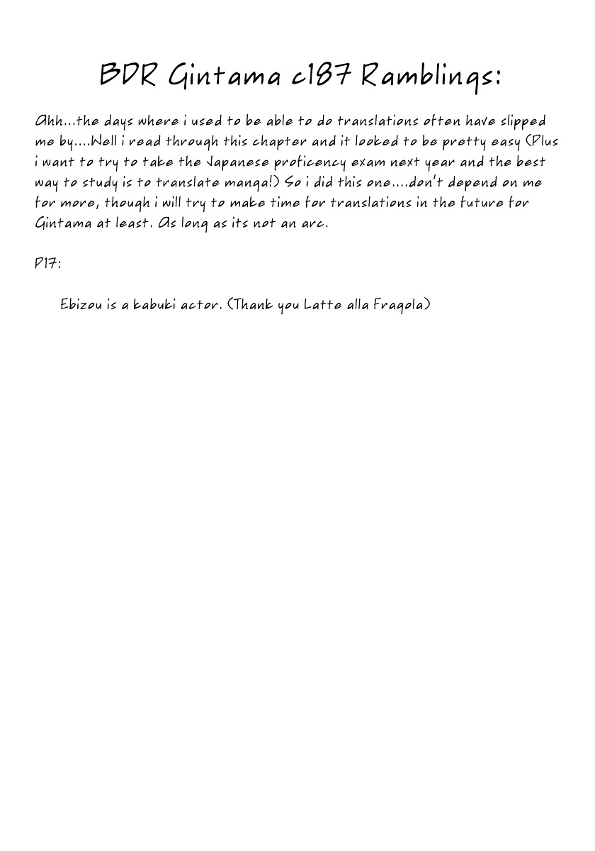 Read Gintama ENGLISH Manga Online