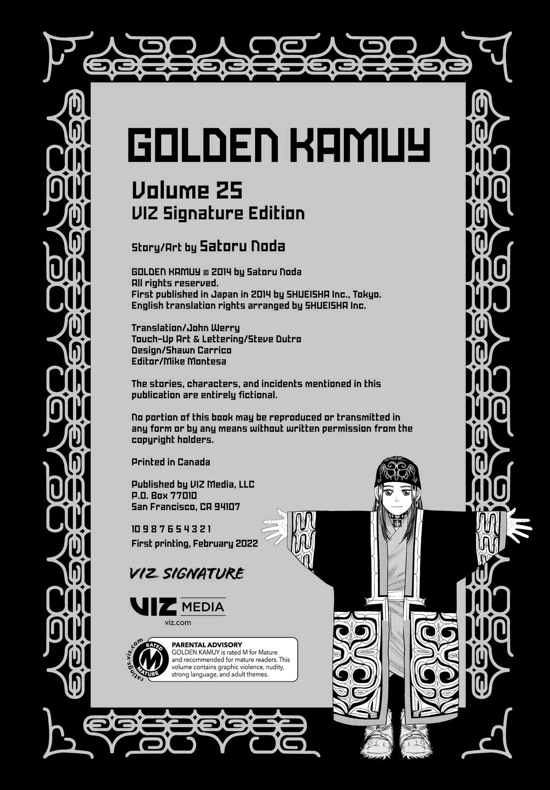 Read Golden Kamuy ENGLISH Manga Online