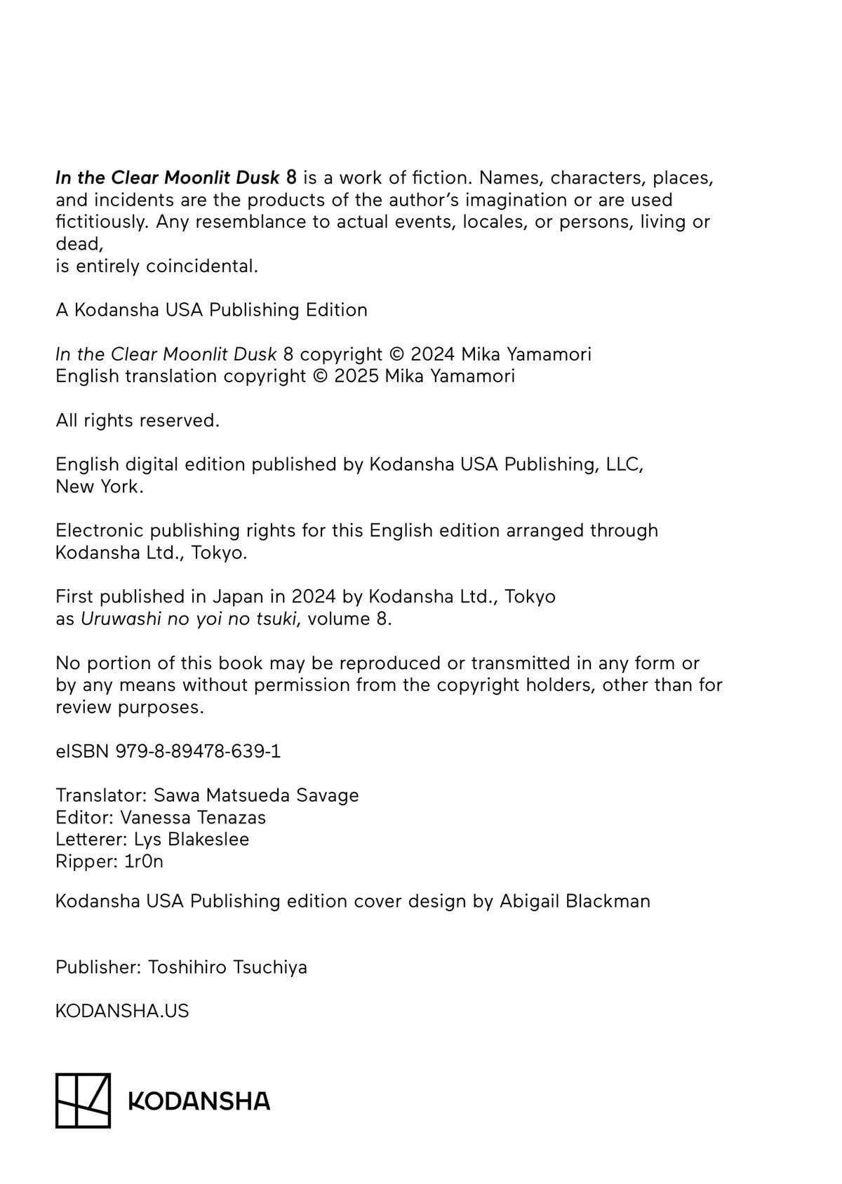 Read In the Clear Moonlit Dusk ENGLISH Manga Online