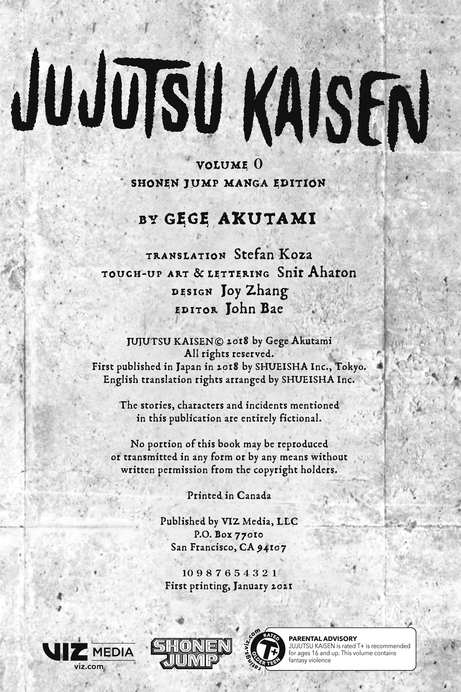 Read Jujutsu Kaisen ENGLISH Manga Online