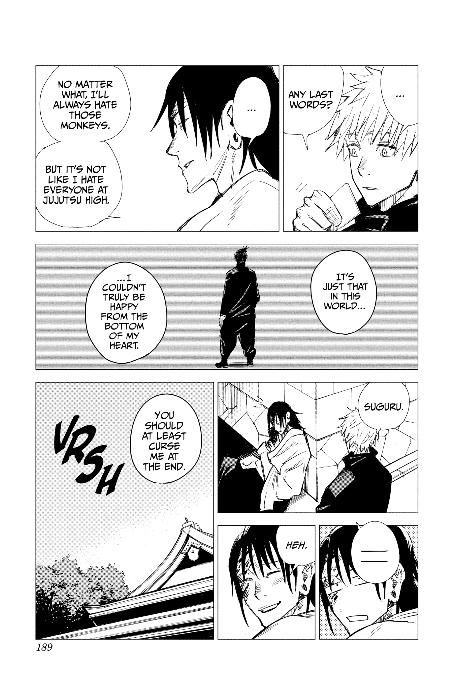 Read Jujutsu Kaisen ENGLISH Manga Online