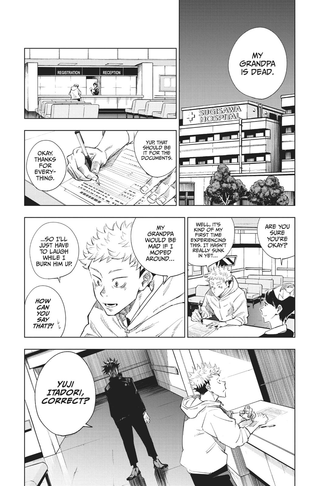 Read Jujutsu Kaisen ENGLISH Manga Online