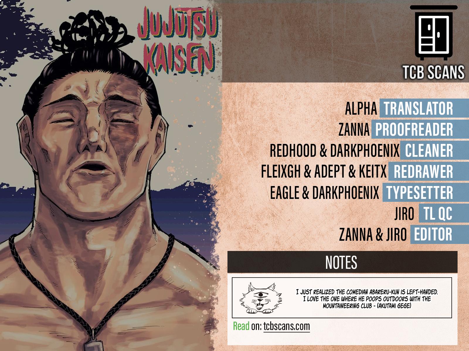 Read Jujutsu Kaisen ENGLISH Manga Online