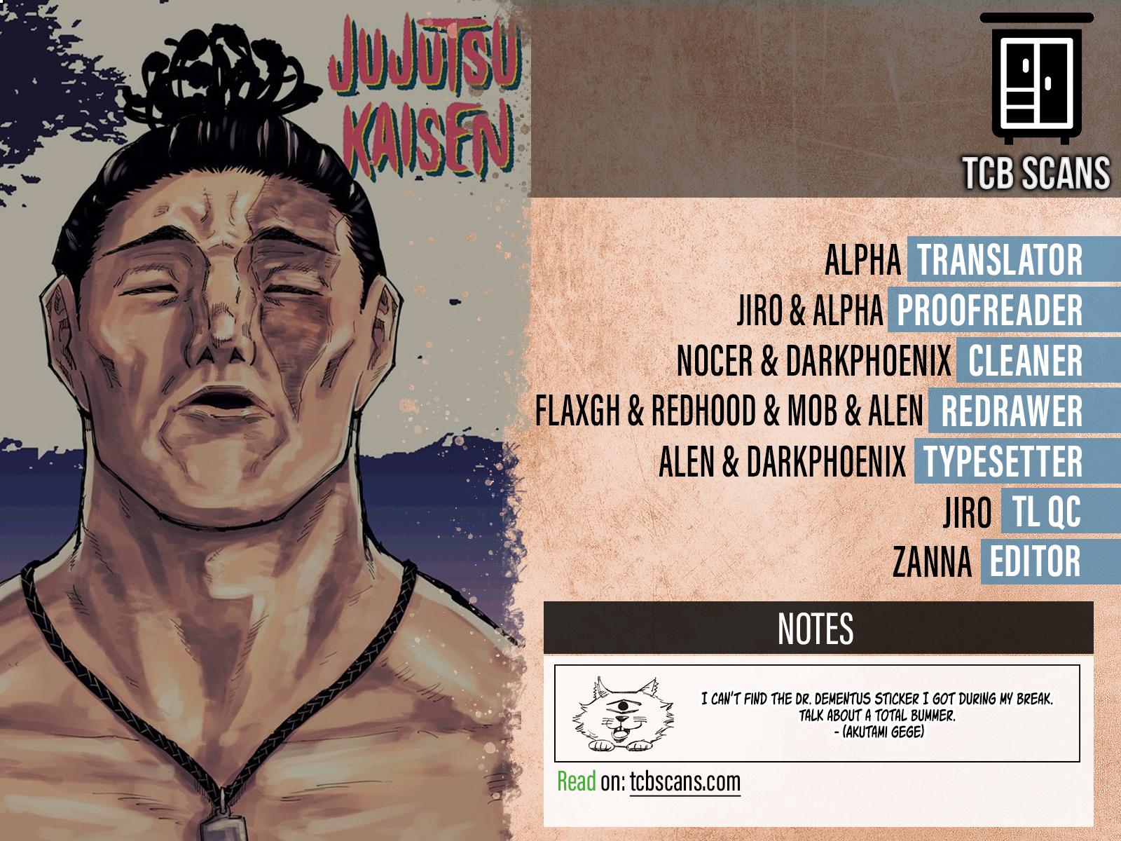 Read Jujutsu Kaisen ENGLISH Manga Online