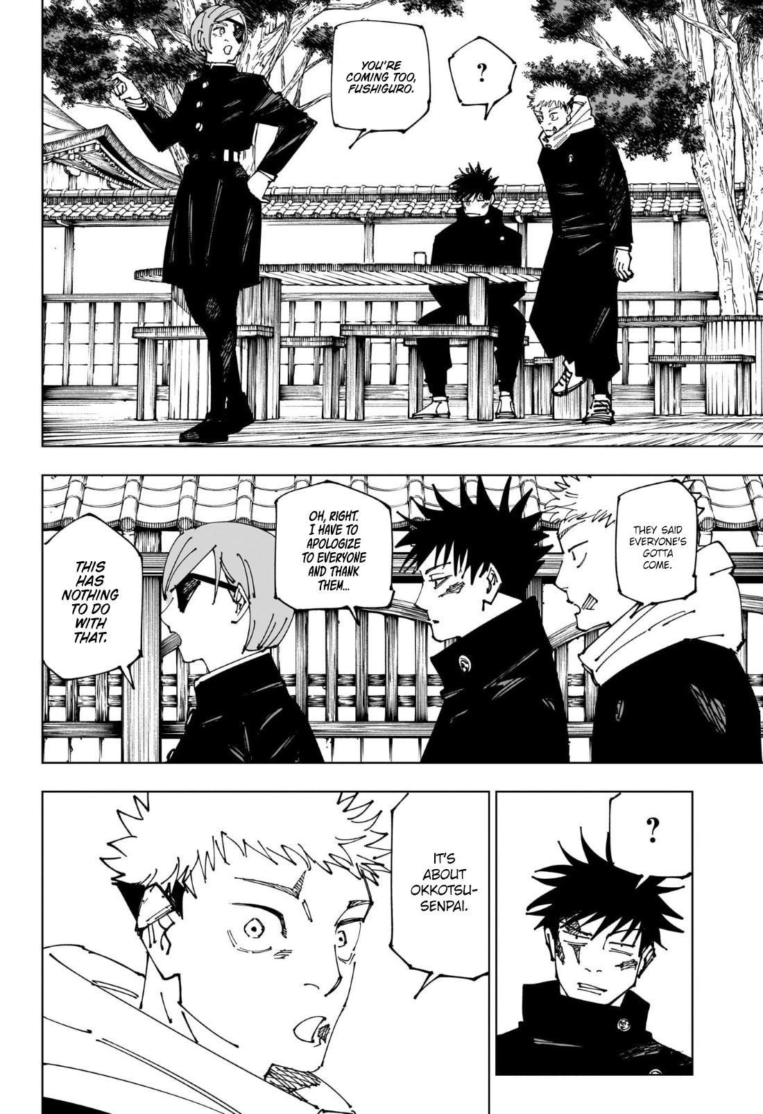 Read Jujutsu Kaisen ENGLISH Manga Online