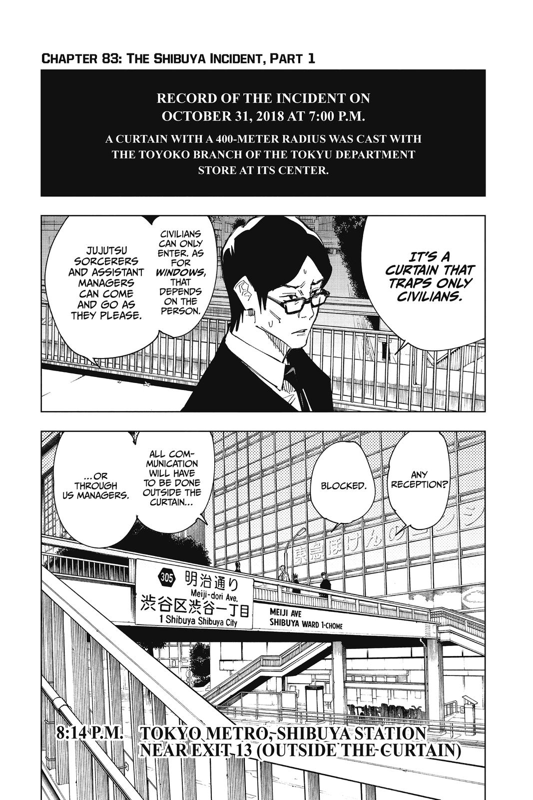 Read Jujutsu Kaisen ENGLISH Manga Online