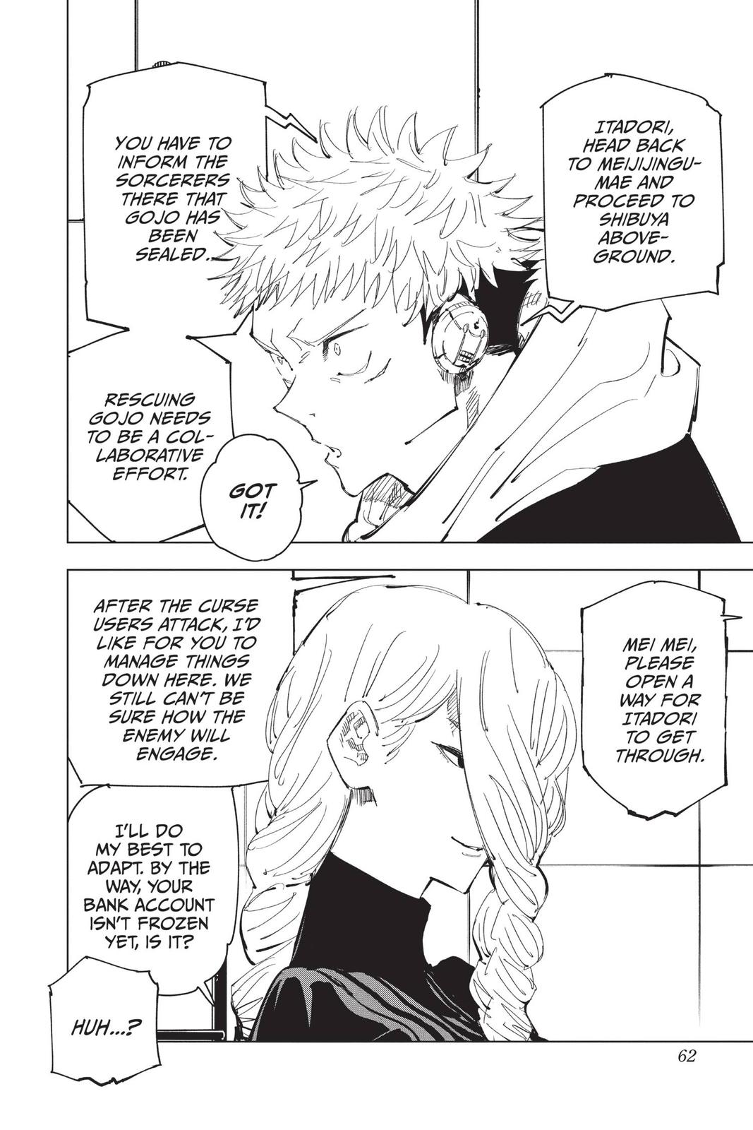 Read Jujutsu Kaisen ENGLISH Manga Online