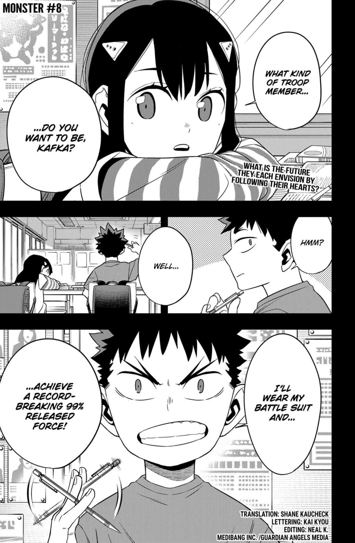 Read Kaiju No.8 ENGLISH Manga Online