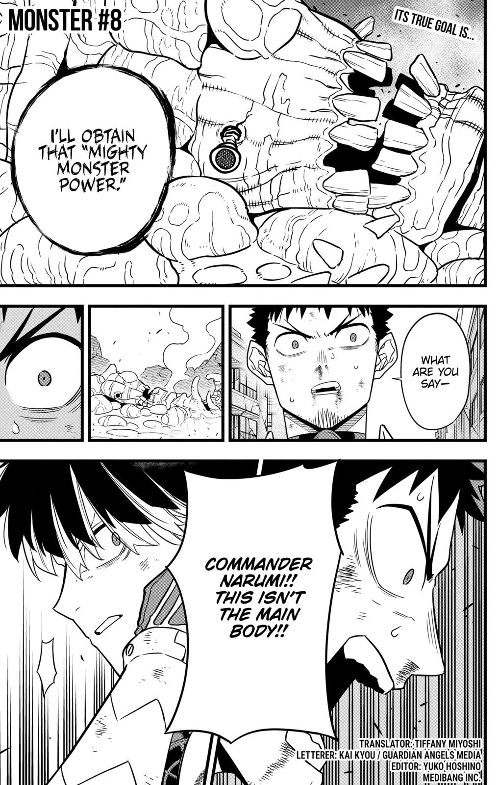 Read Kaiju No.8 ENGLISH Manga Online