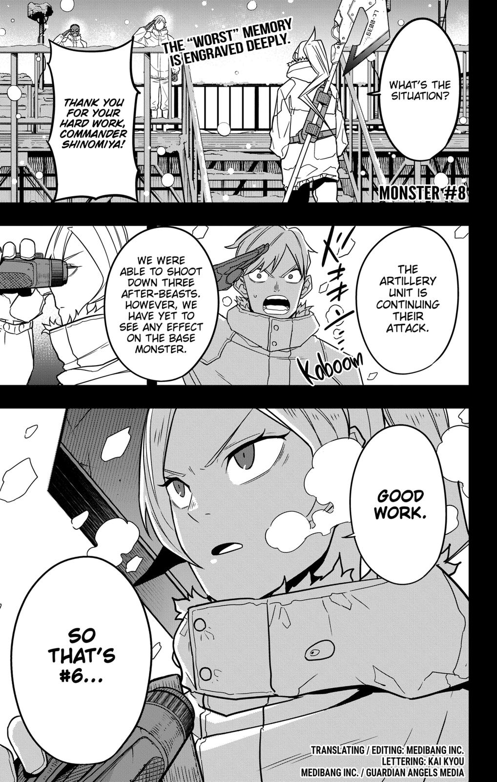 Read Kaiju No.8 ENGLISH Manga Online